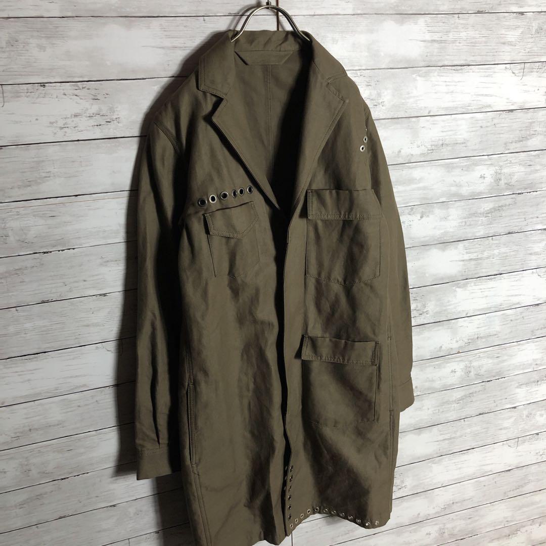 【極美品】MESSAGE 16AWアクネストゥディオス アイレットトリムコート