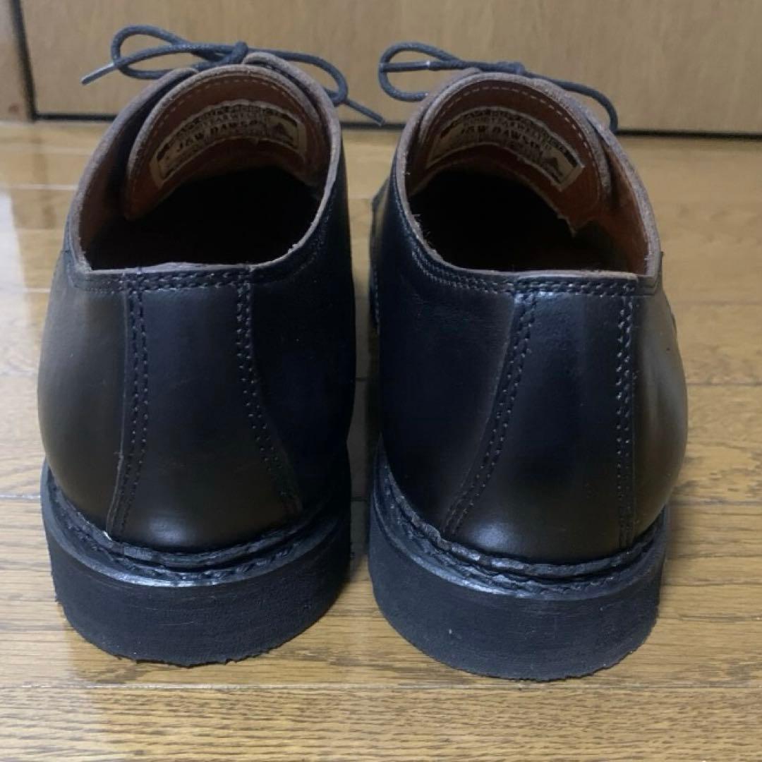 タ*ヤ様 J&W DAWSON/革靴/ビブラムソール サイズ8 1/2 黒色