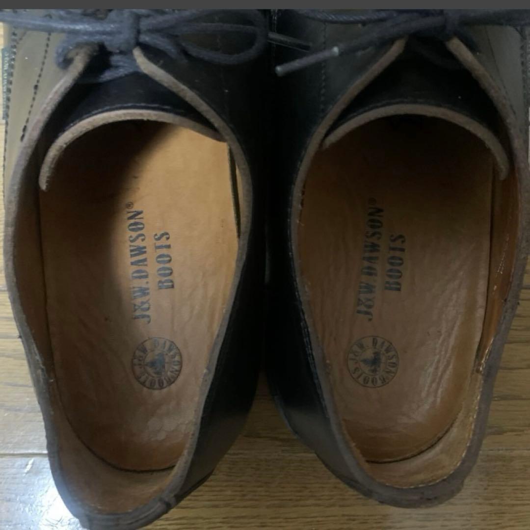 タ*ヤ様 J&W DAWSON/革靴/ビブラムソール サイズ8 1/2 黒色