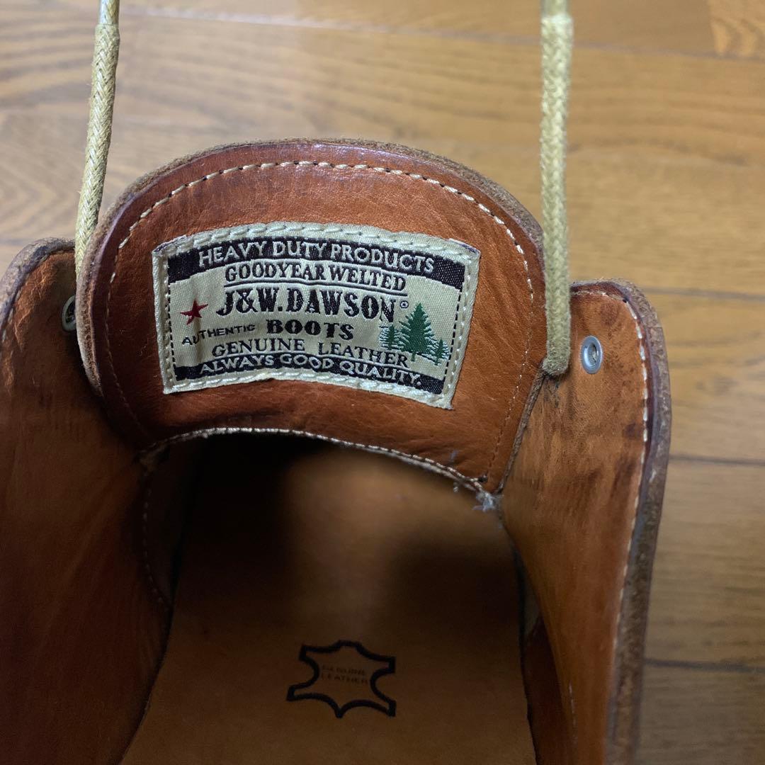 タ*ヤ様 J&W DAWSON/革靴/ビブラムソール サイズ8 1/2 黒色