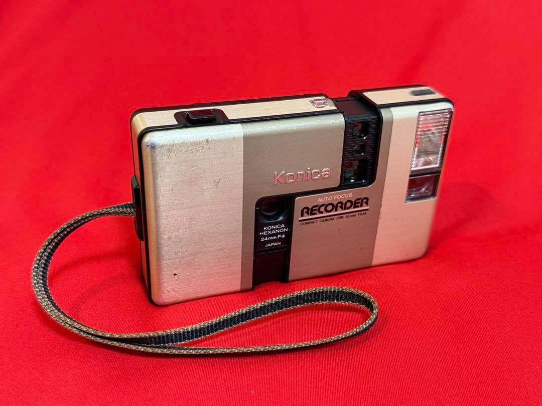 w*4様 ジャンク品扱 ★☆ KONICA コニカ RECORDER フィルムカ