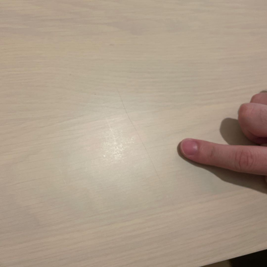 ニトリ　幅が自在に変えられる伸長式テーブル (幅100-180cm)ホワイト