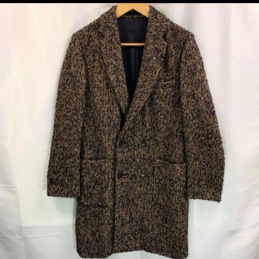 TOMORROWLAND ダブルチェスターフィールドコート　ウール　48