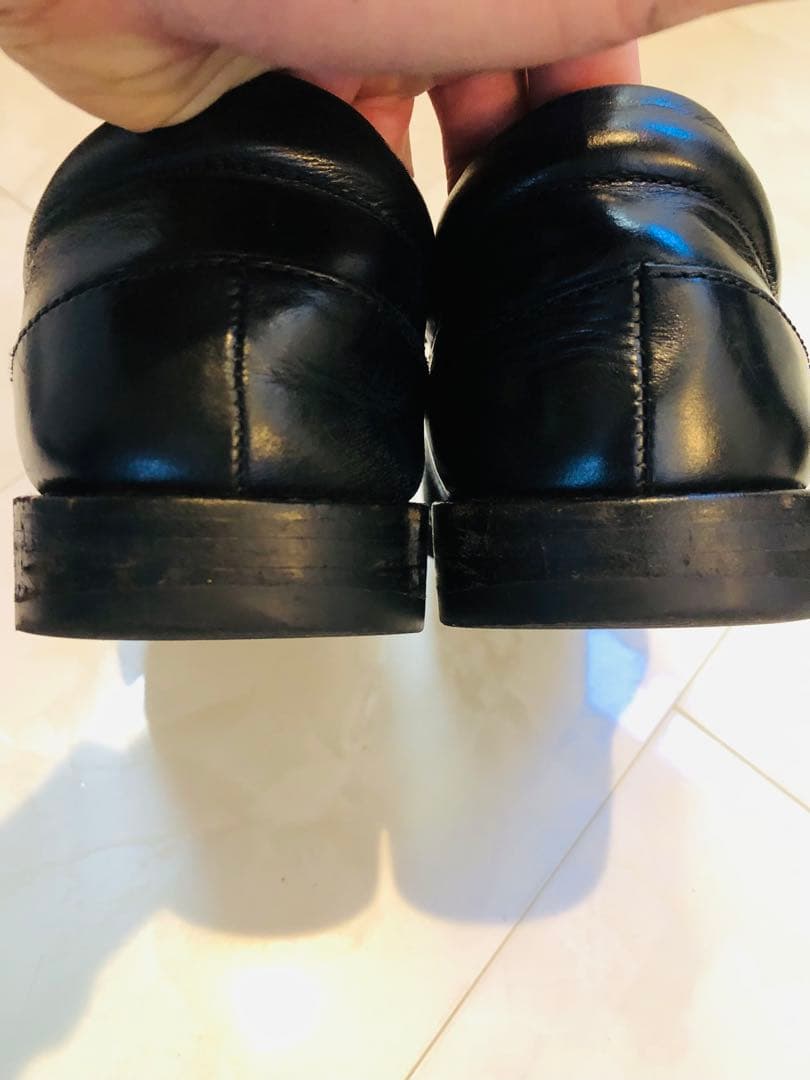 ★超美品★定価24,800円！リーガル レザースニーカー 本革 ブラック27EE