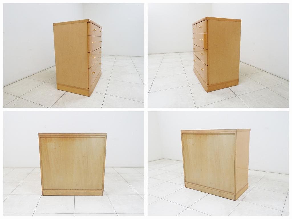 ノンナ様 高級■松岡家具■バーズアイメープル チェスト■箪笥 タンス ■IDC②