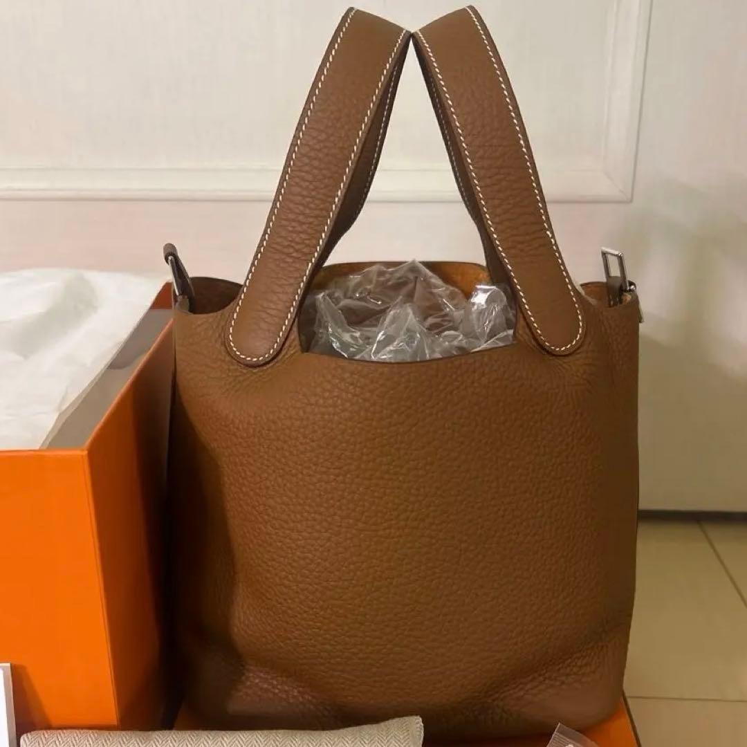 エルメスピコタンロック PM18 ゴールド×シルバー金具 2025年購入 新品