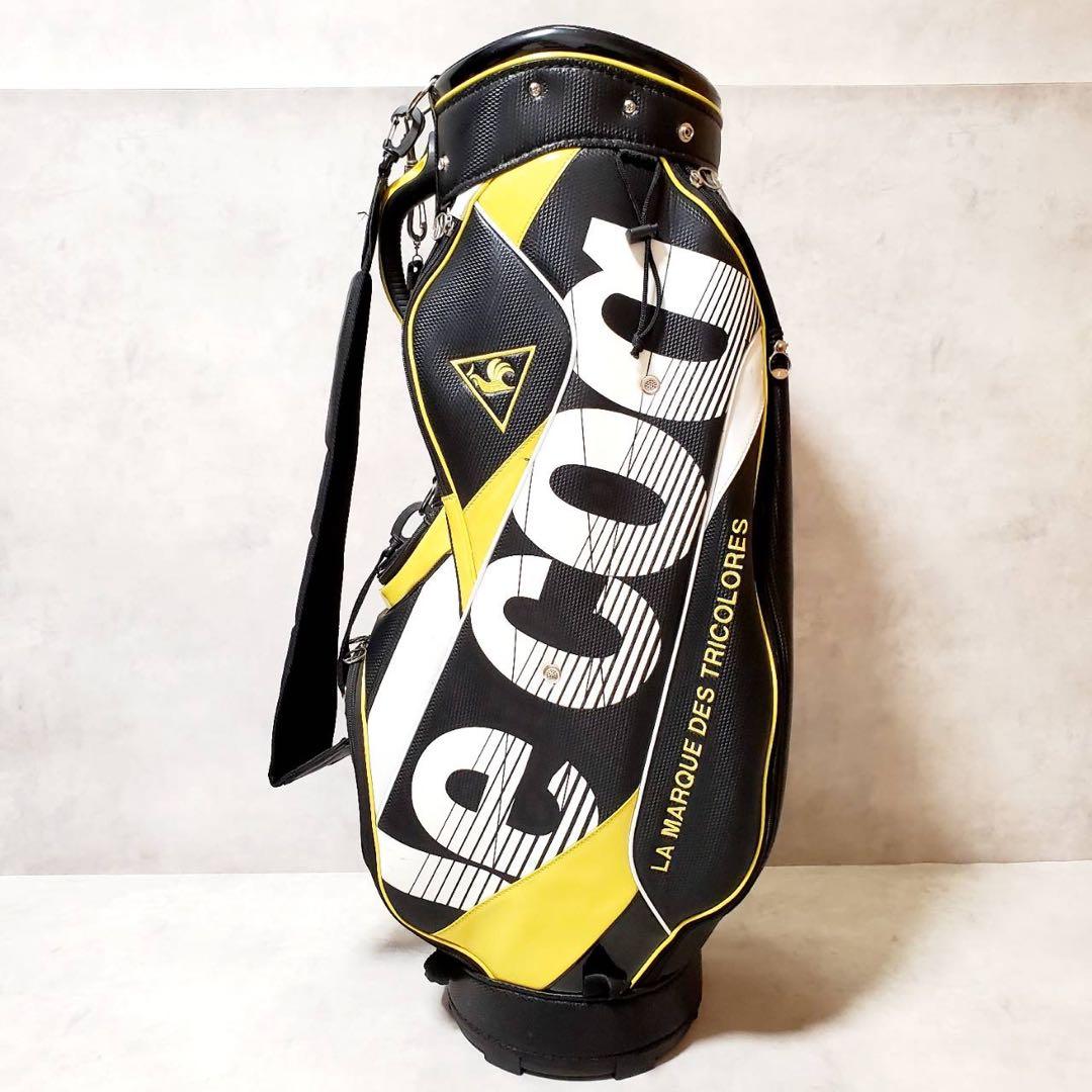 【良品】le coq sportif ゴルフバッグ キャディバッグ