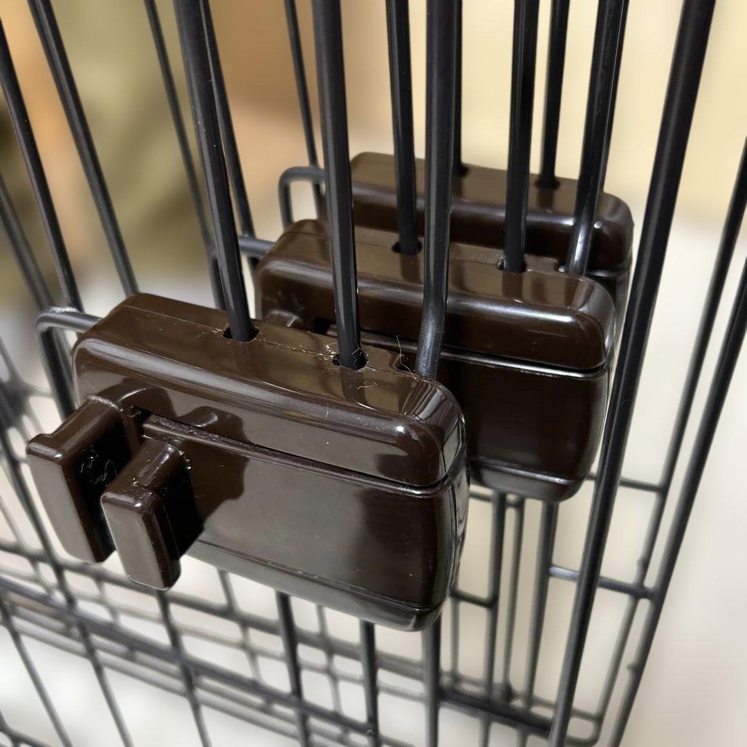 アイリスオーヤマ　コンビネーションサークル　3段　棚付き　キャットケージ　犬猫用