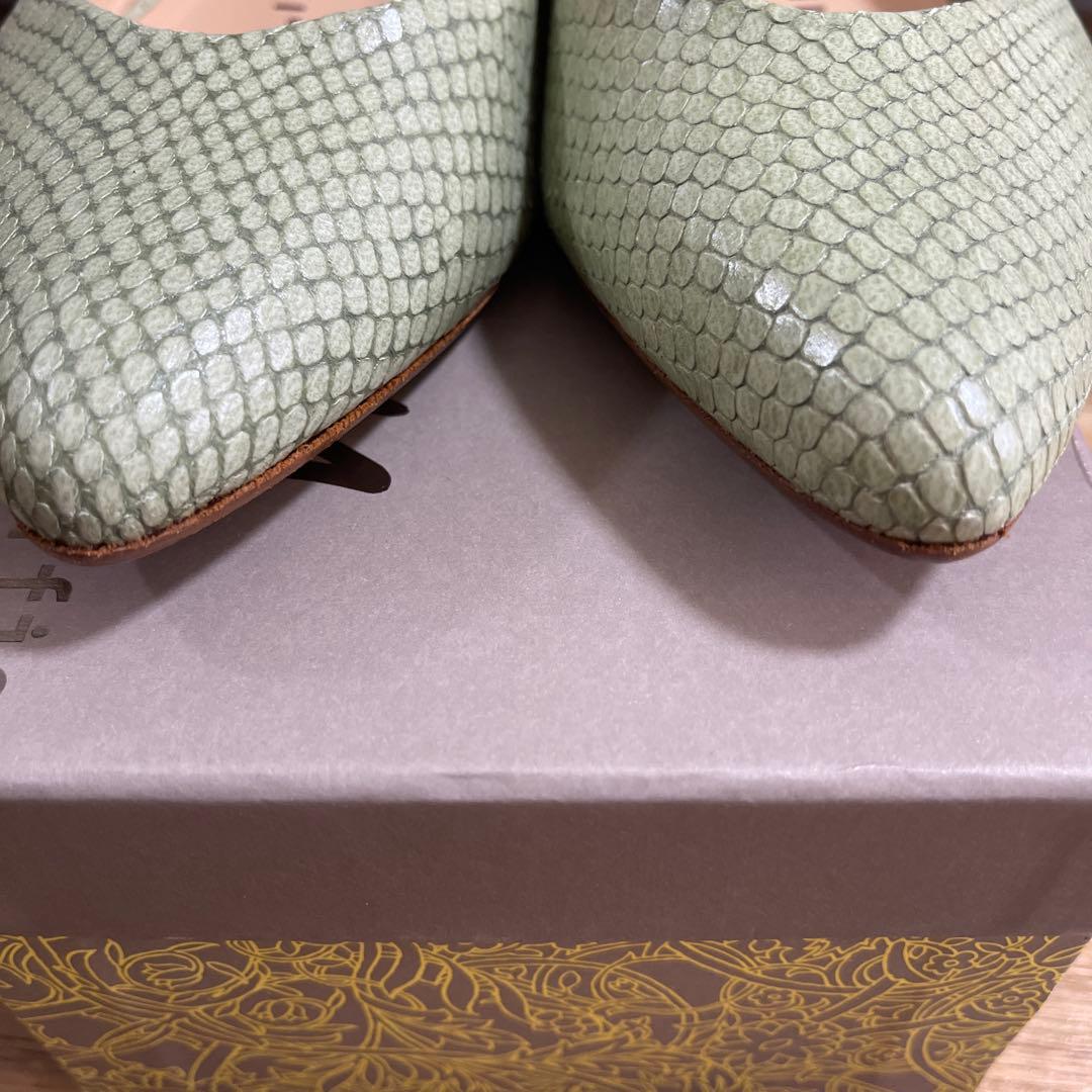 FABIO RUSCONI ファビオルスコーニ　パンプス　グリーン　39