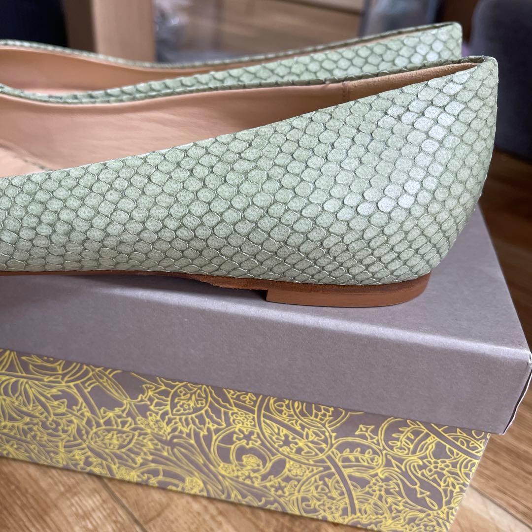 FABIO RUSCONI ファビオルスコーニ　パンプス　グリーン　39