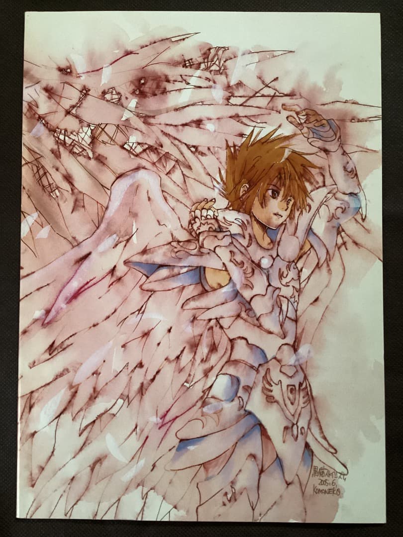 希少　手代木史織先生本人による　聖闘士星矢　同人誌　「Let me Fall」