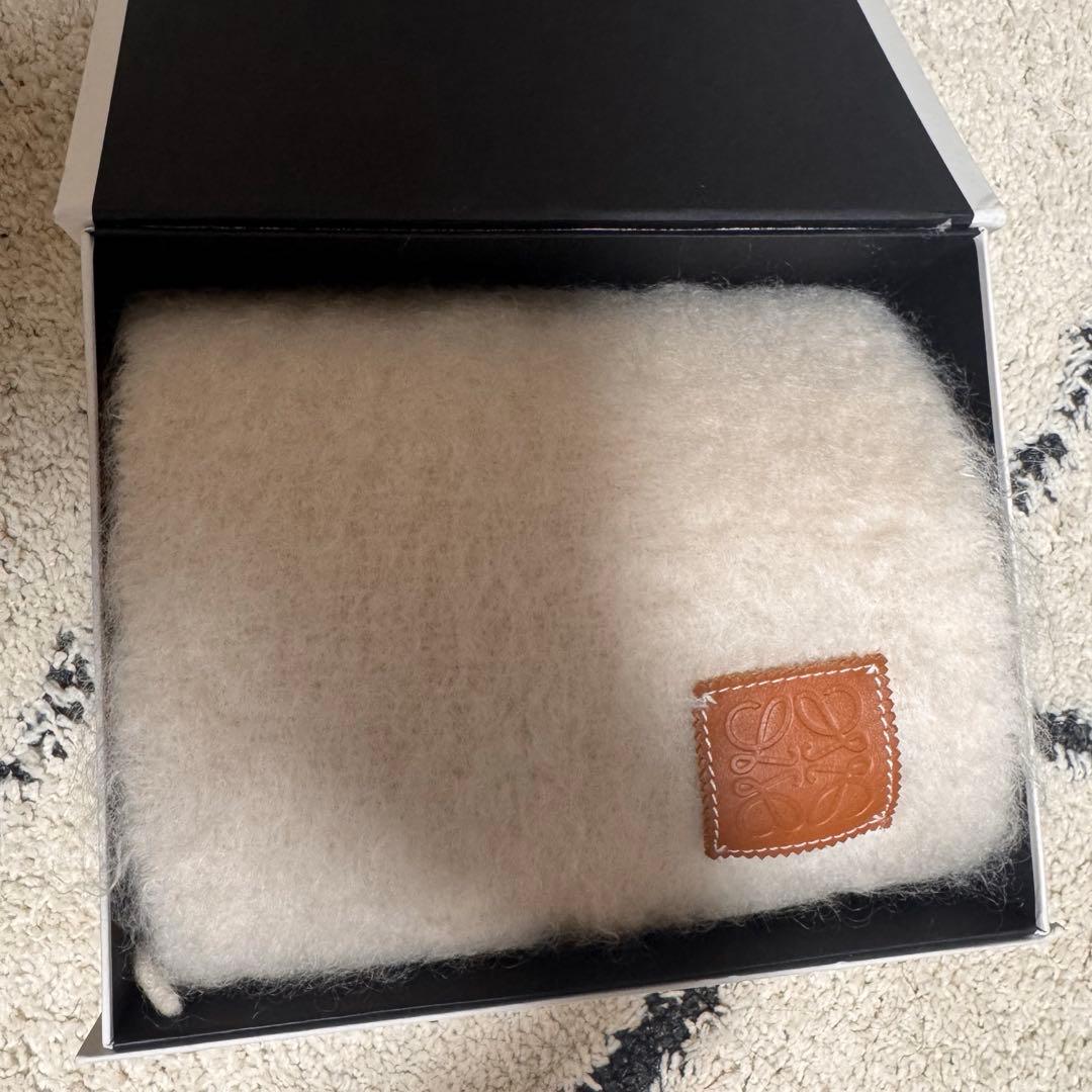 ロエベLOEWE アナグラム　モヘアウールストール