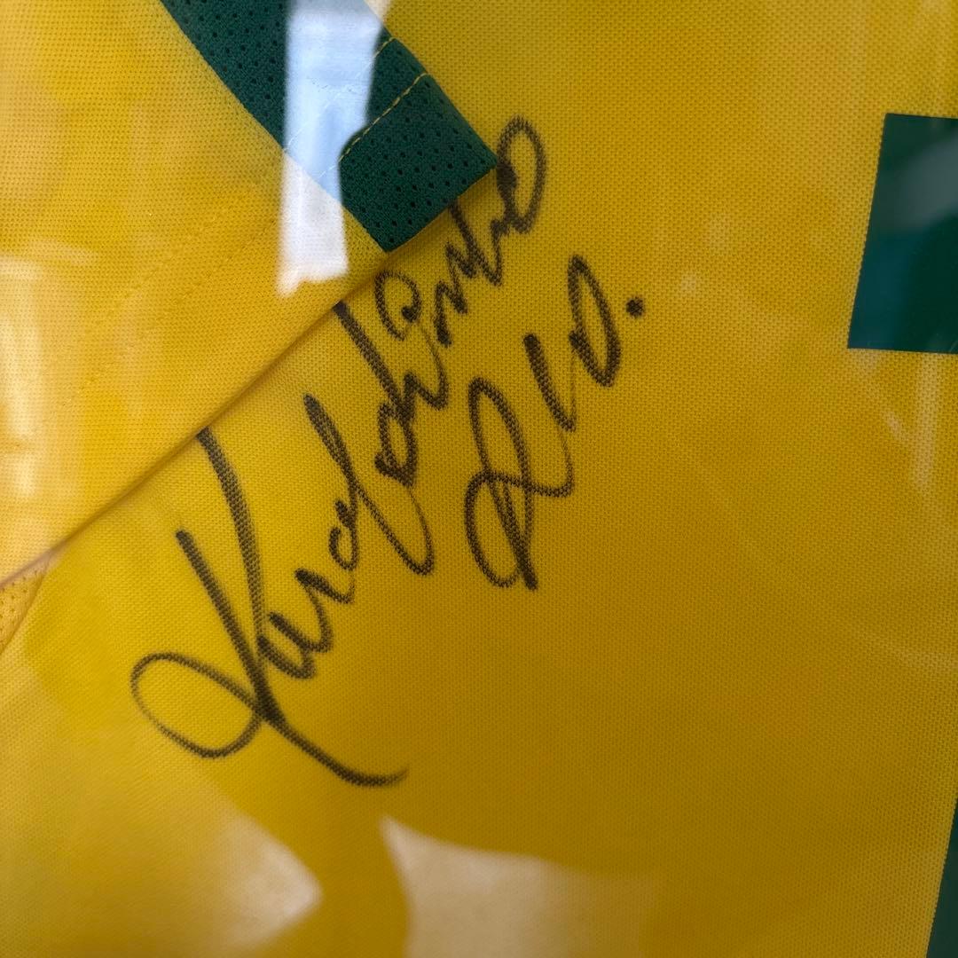 ICONS.com ロナウジーニョ　直筆サイン入りユニフォーム　ブラジル代表