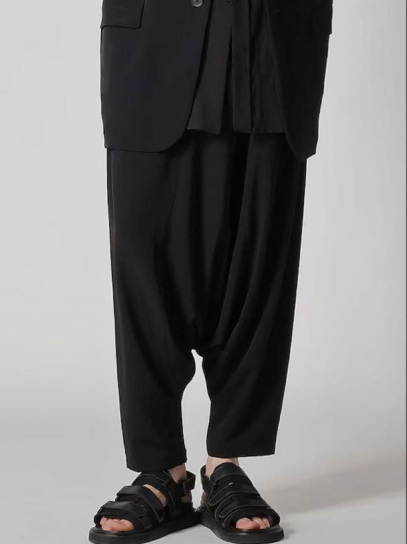 ヨウジヤマモトプールオム サルエルパンツ トリアセテート 1