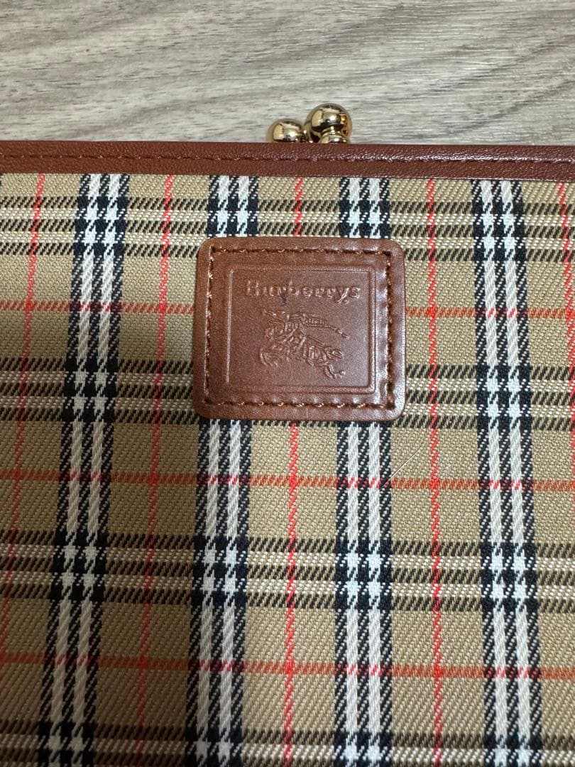 BURBERRY バーバリー がま口財布 折り財布 ノバチェック