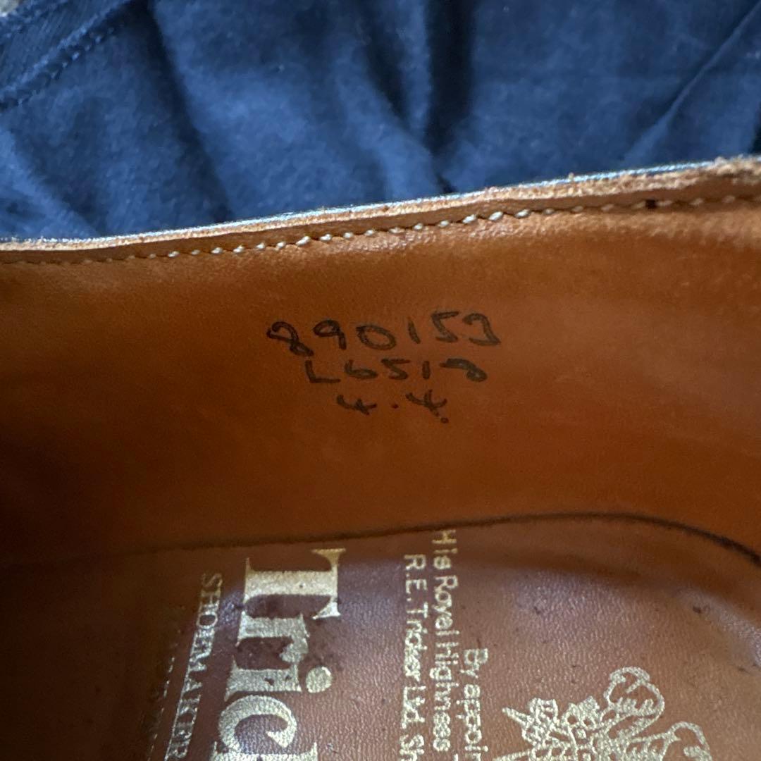 Trickers wing tipレースアップシューズ　サイズ23、ブラック