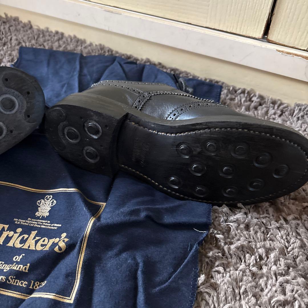 Trickers wing tipレースアップシューズ　サイズ23、ブラック