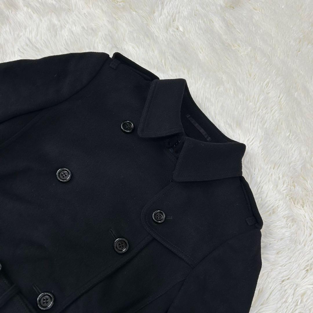 【極美品/L】バーバリーロンドン チェスターコート カシミヤ混 Aライン ノバ