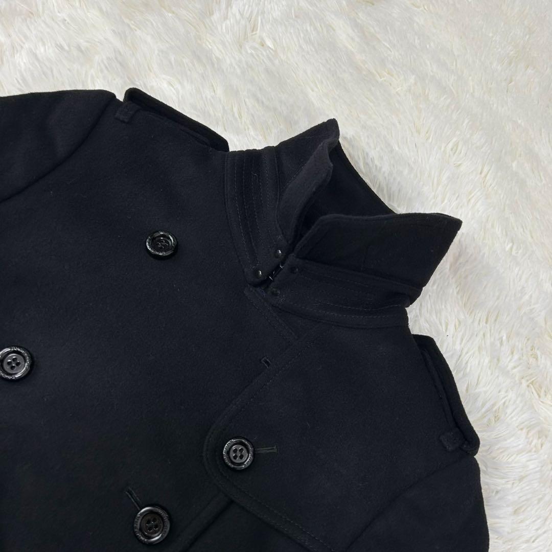 【極美品/L】バーバリーロンドン チェスターコート カシミヤ混 Aライン ノバ