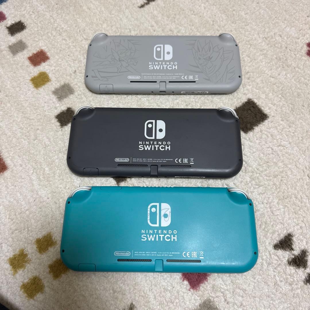 Nintendo lite 3台、初期化済み、問題なく動作します。