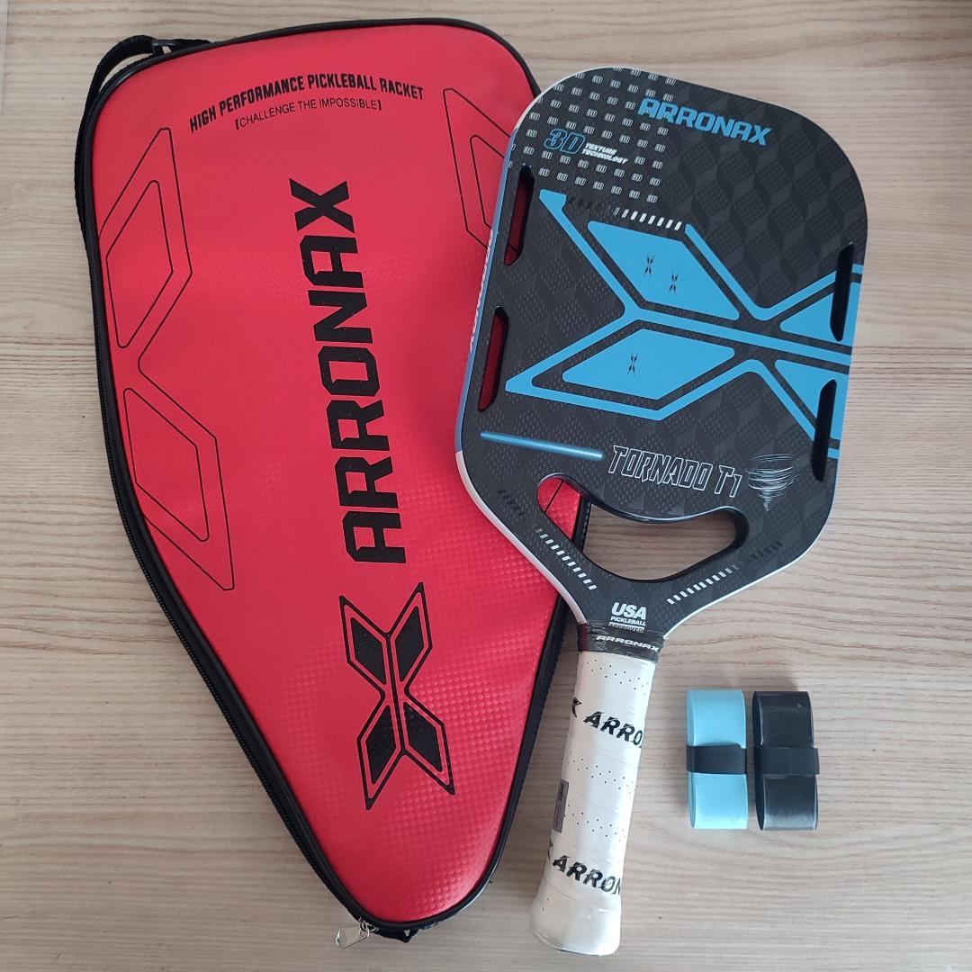 USAP承認 ARRONAX ピックルボールパドル 3Kカーボン T1 ブルー