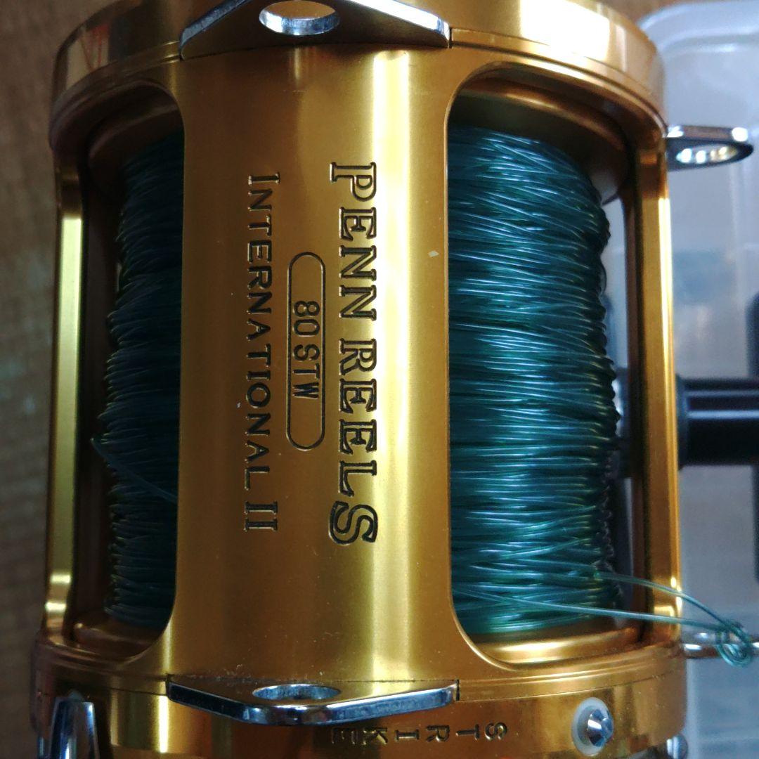 美品PENN インターナショナル80STW 希少ティブロンT-BARハンドル