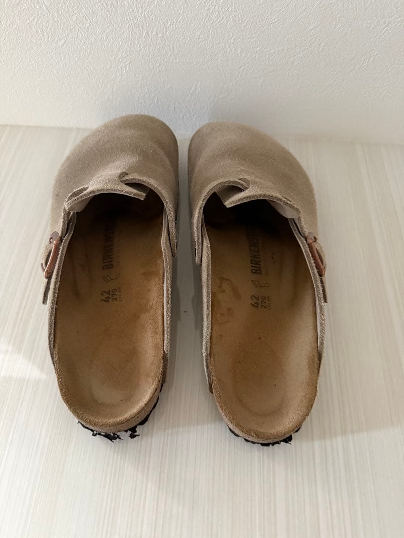 靴 BIRKENSTOCK Boston ''Taupe''