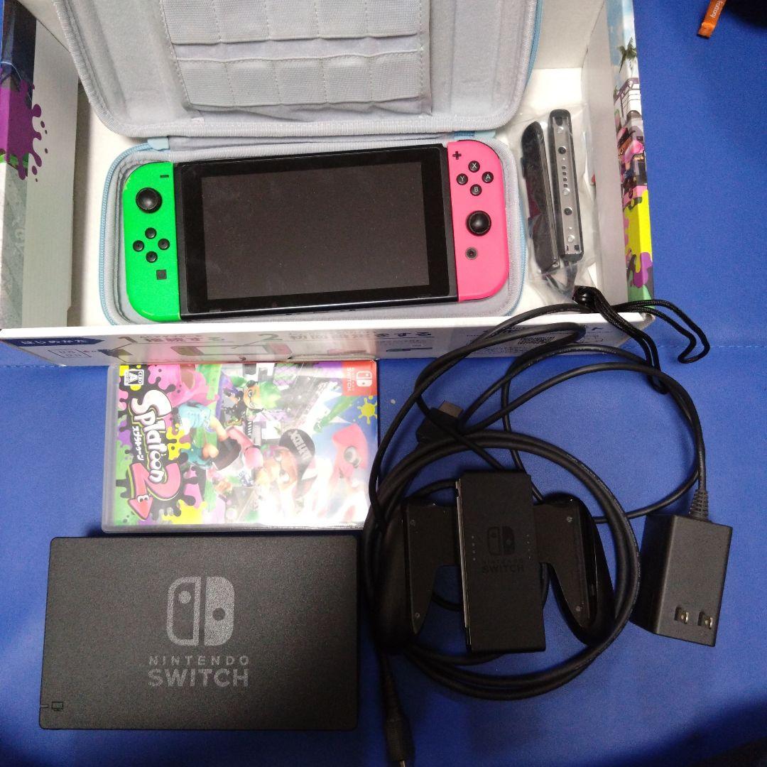 Nintendo Switch本体 2017 スプラトゥーン2セット ジャンク
