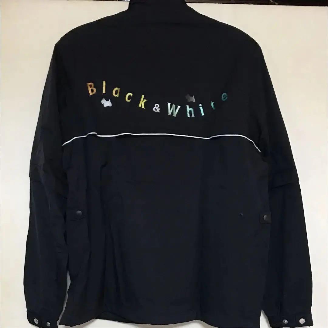 値下げ☆ブラック&ホワイト、ゴルフウエア