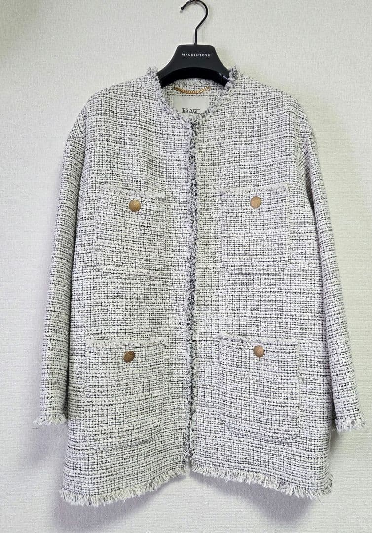 GIOLICAツイード BIGジャケット 日本製