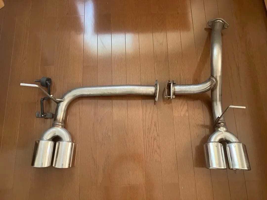 ステンレス製デュアルエキゾーストシステム4本出し　タント　エッセ　ムーブ