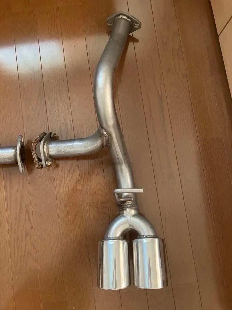 ステンレス製デュアルエキゾーストシステム4本出し　タント　エッセ　ムーブ