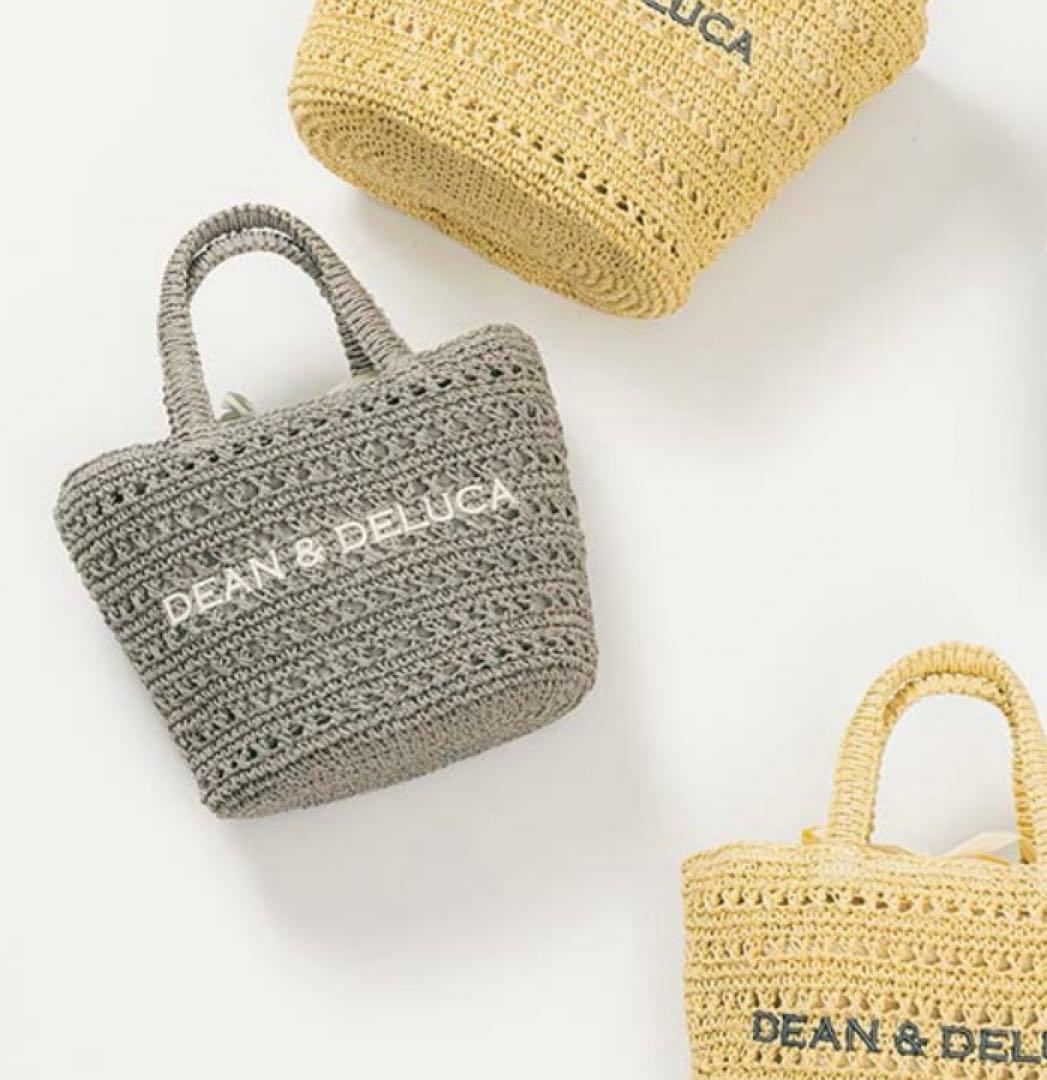 完売品　✨DEAN ＆ DELUCA×BEAMSクロッシェバスケットバッグ S✨