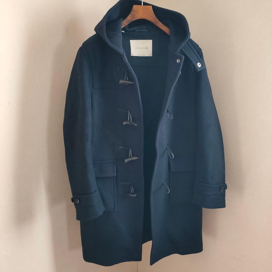 マッキントッシュ ダッフルコート ネイビー 42 ウール イギリス製