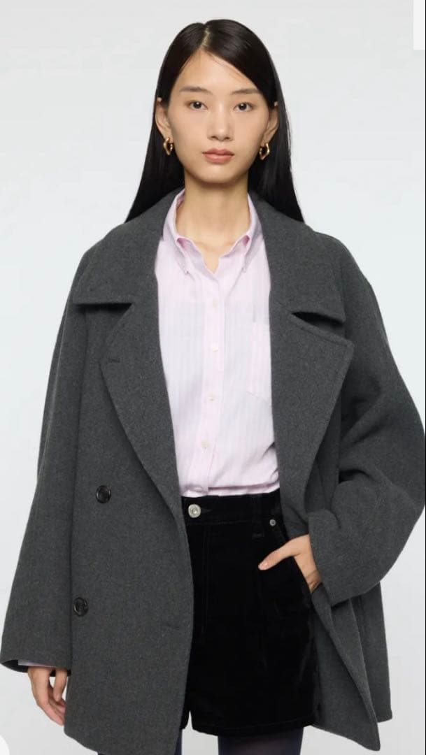 moussy DOUBLE BREASTED MID コート