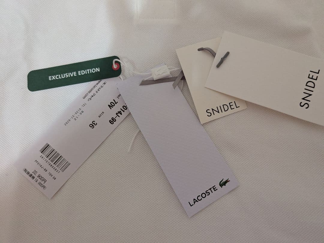 新品 SNIDEL×LACOSTE 半袖 ポロシャツ ラコステ　スナイデル