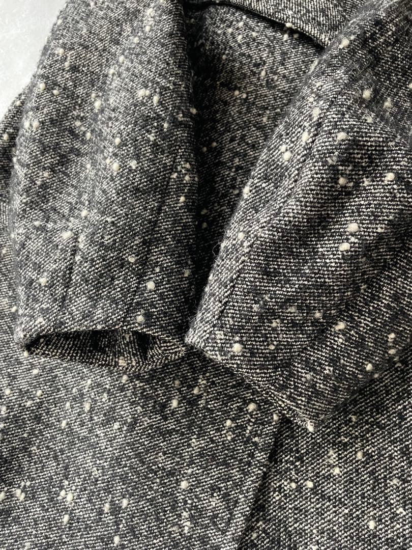 極美品✨エストネーション　23AW 6.8万　ツイードネップコクーンコート　36