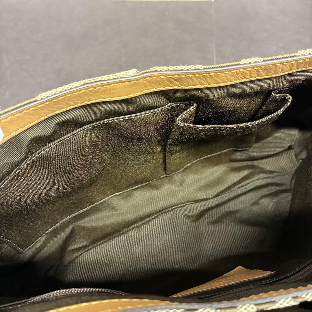 【鑑定済み・タグ付き】COACH シグネチャー F13113 ワンショルダー