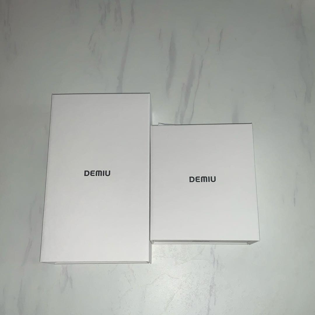 デミュウDEMIU スマホケース 手帳型ブラック マルチ専用ストラップ付き本革