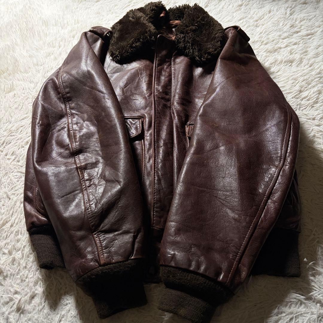 ま*り様 【米国製】schott フライトジャケット　 G-1 襟ボア　ライナー