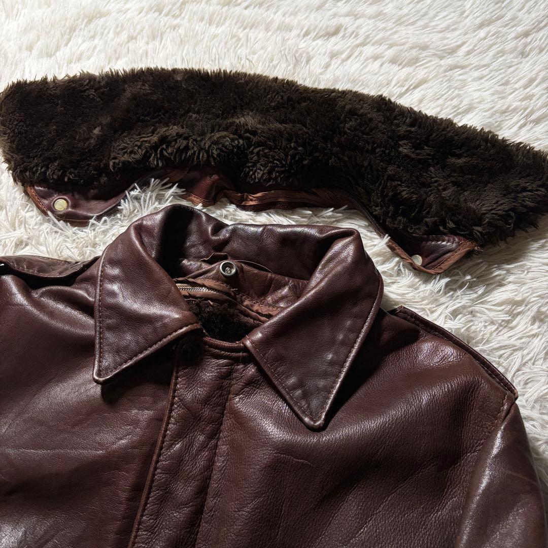 ま*り様 【米国製】schott フライトジャケット　 G-1 襟ボア　ライナー