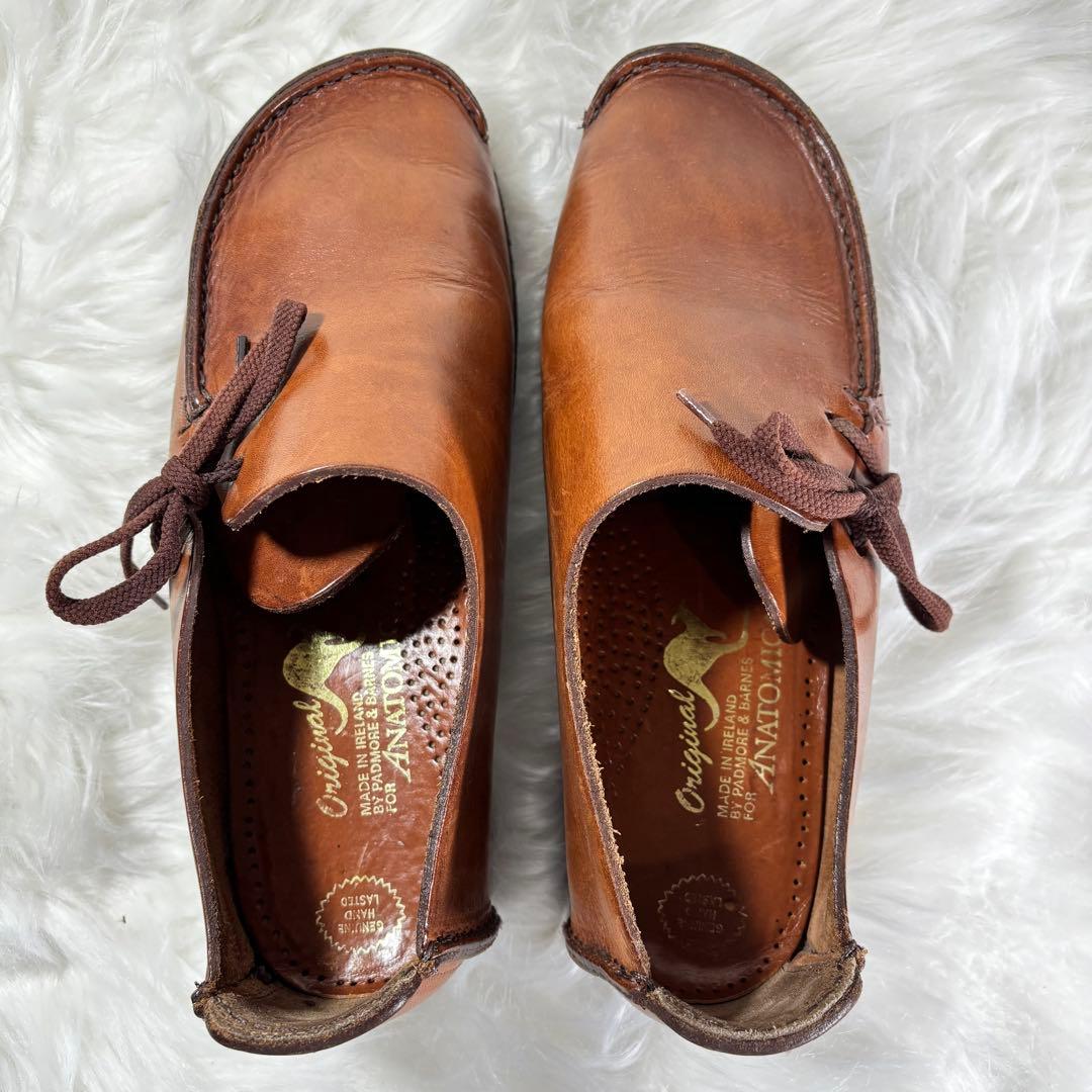 美品ANATOMICA 　アナトミカ　パドモア＆バーンズ　モカシン　レザー
