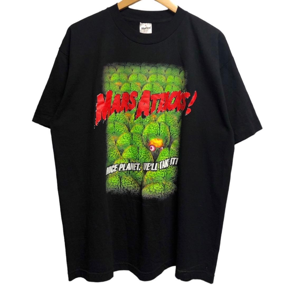 T*K様 新品未使用 90s マーズ・アタック! 映画 Movie Tシャツ X