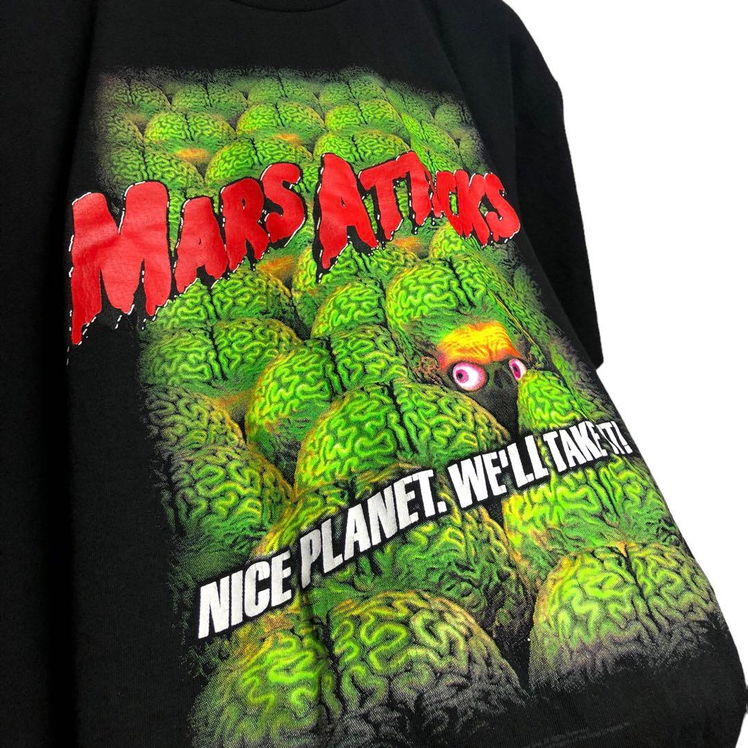 T*K様 新品未使用 90s マーズ・アタック! 映画 Movie Tシャツ X