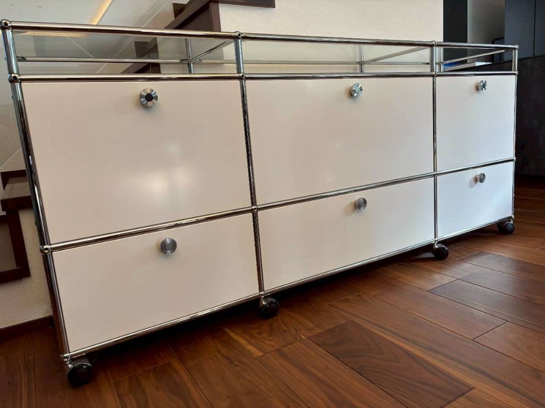 USMハラー 3列2段キャビネット キャスター付