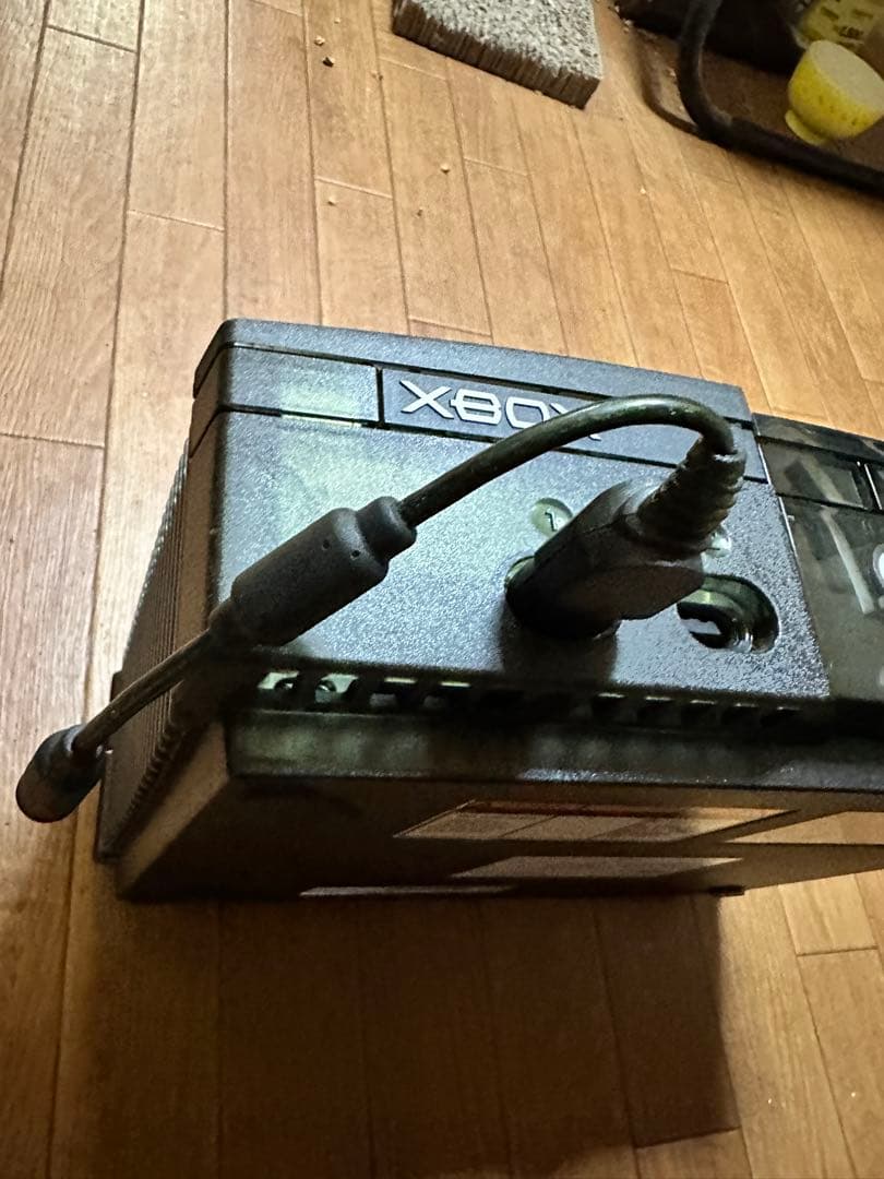 【動作未確認】xbox 本体のみ クリアブラック スケルトン 清掃済み