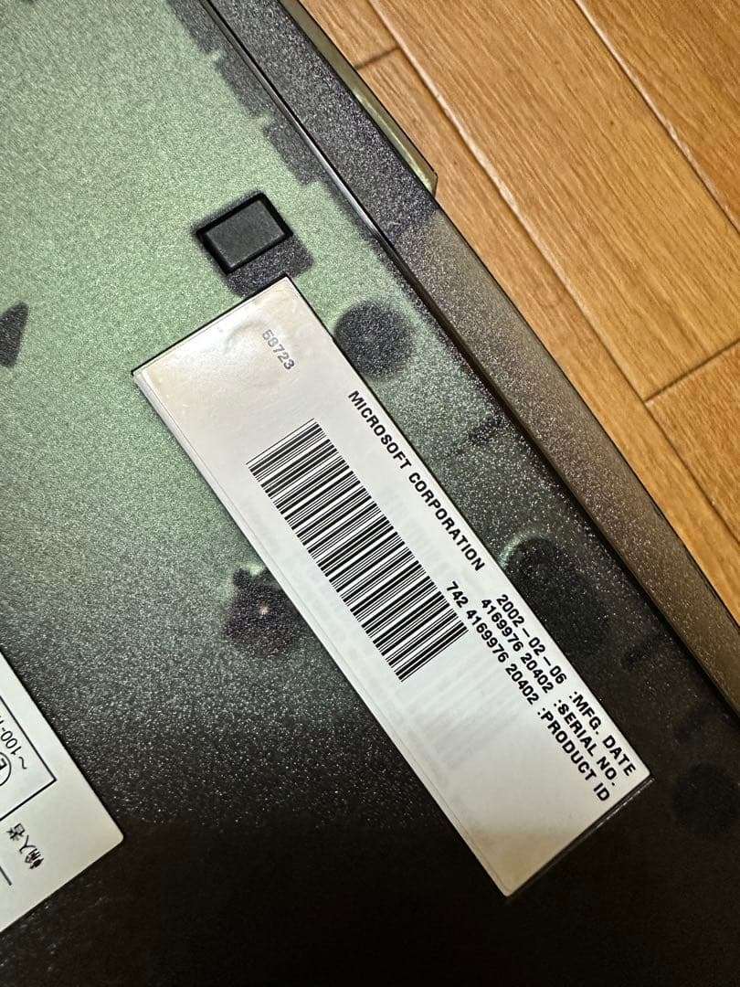 【動作未確認】xbox 本体のみ クリアブラック スケルトン 清掃済み