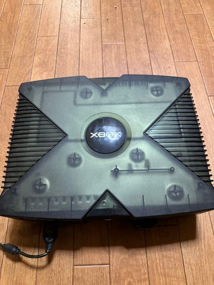 【動作未確認】xbox 本体のみ クリアブラック スケルトン 清掃済み