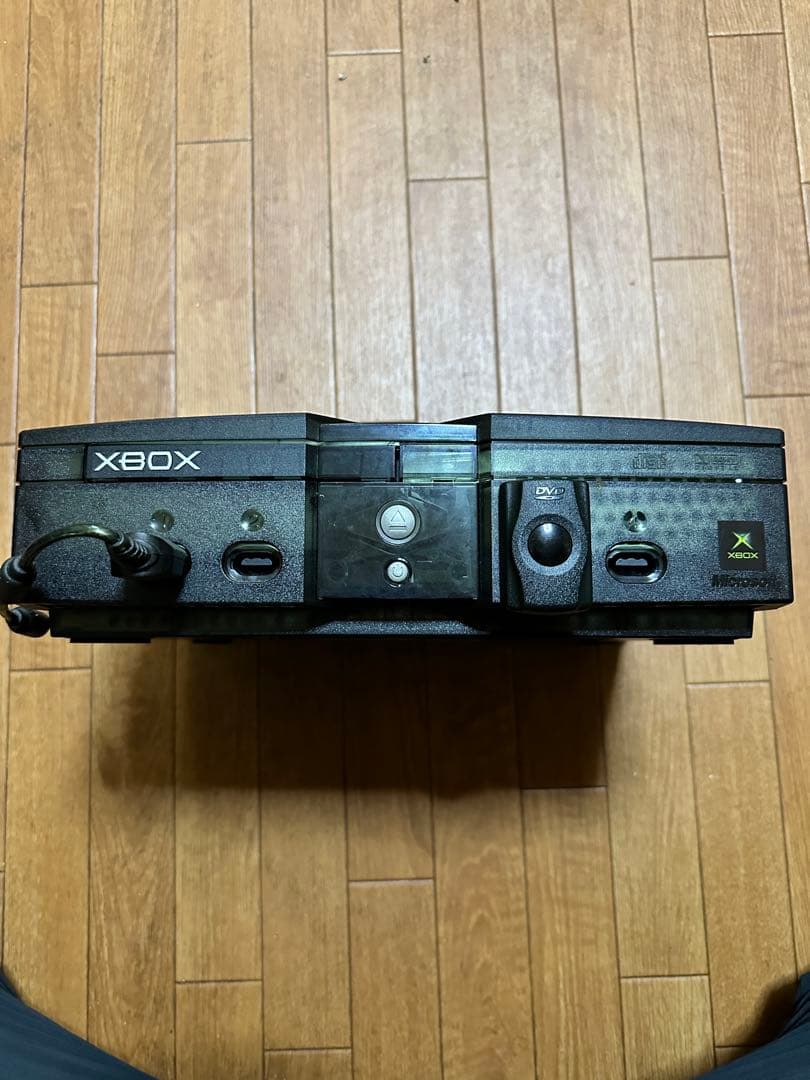 【動作未確認】xbox 本体のみ クリアブラック スケルトン 清掃済み
