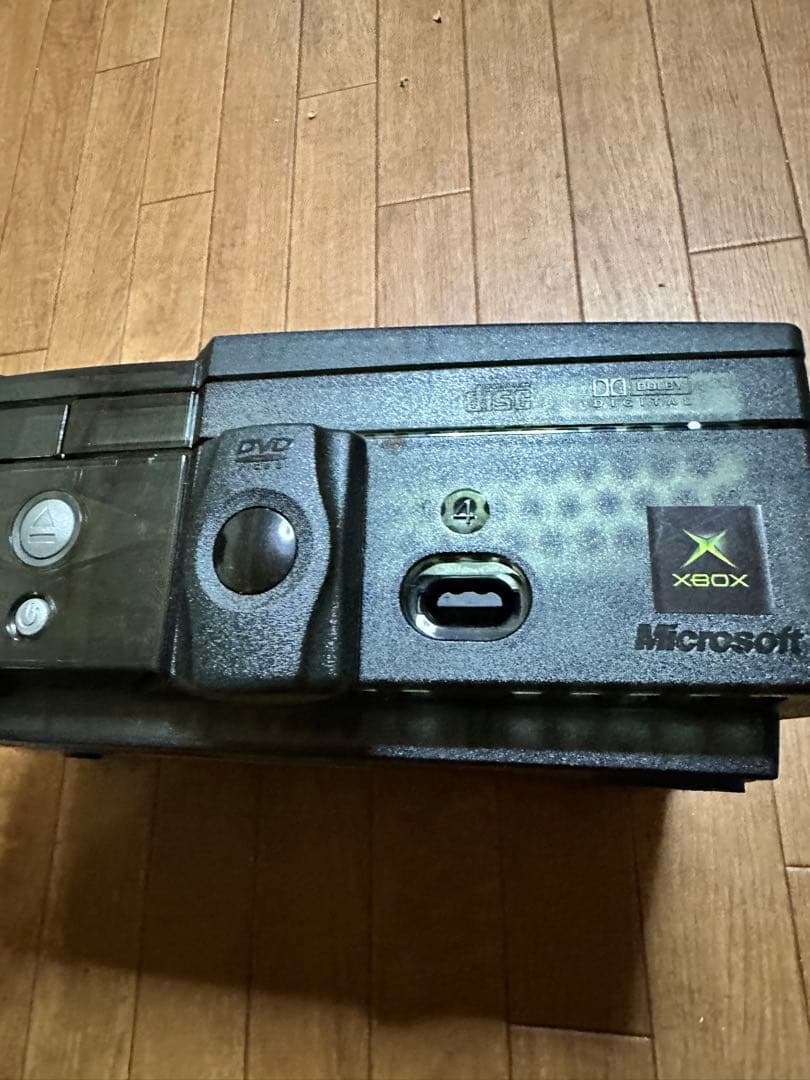 【動作未確認】xbox 本体のみ クリアブラック スケルトン 清掃済み